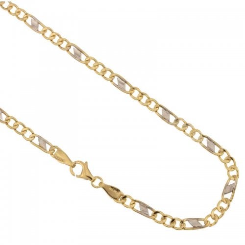 Yellow and White Gold Men's Necklace 803321700279