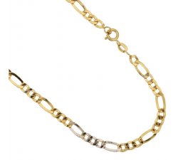 Yellow and White Gold Men's Necklace 803321700241