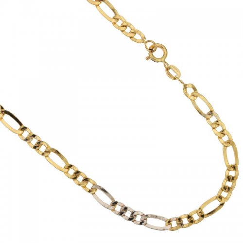 Yellow and White Gold Men's Necklace 803321700241