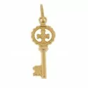 Yellow gold key pendant 803321702063