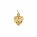 Yellow gold heart pendant 803321711666