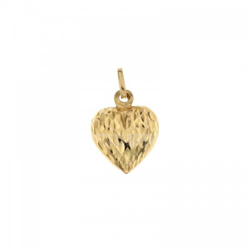 Yellow gold heart pendant 803321711666