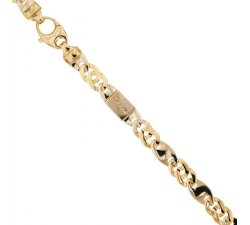 Men's Bracelet in Yellow and White Gold 803321735562