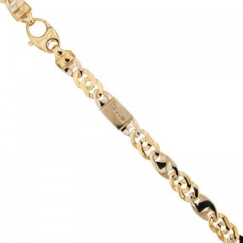 Men's Bracelet in Yellow and White Gold 803321735562