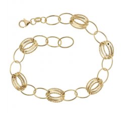 Yellow gold women's bracelet 803321719081