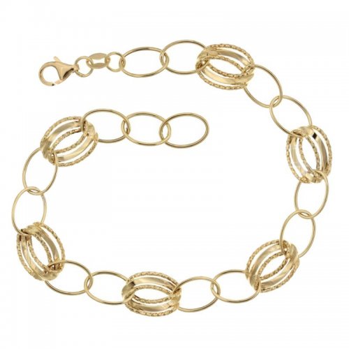 Yellow gold women's bracelet 803321719081