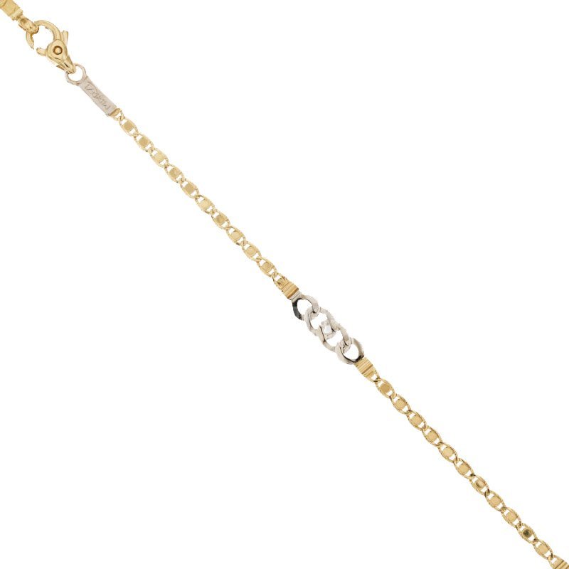 Herrenarmband aus Gelb- und Weißgold 803321735595
