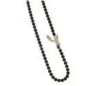 Unisex tennis necklace in white gold 803321719024