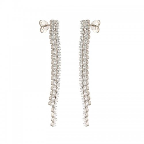 Women's Tennis Earrings in White Gold 803321734803