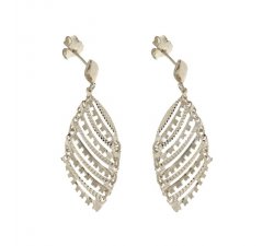 Women's Long Earrings in White Gold 803321736173