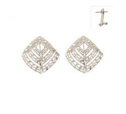 White Gold Woman Earrings 803321734574