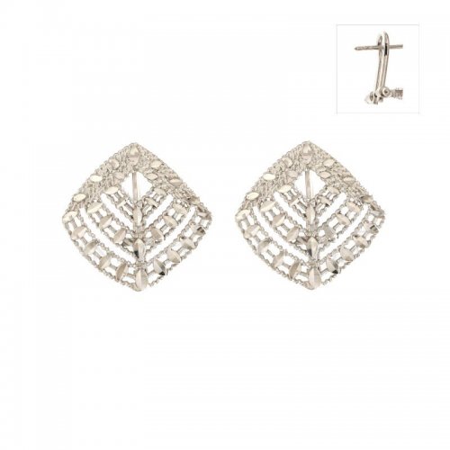 White Gold Woman Earrings 803321734574