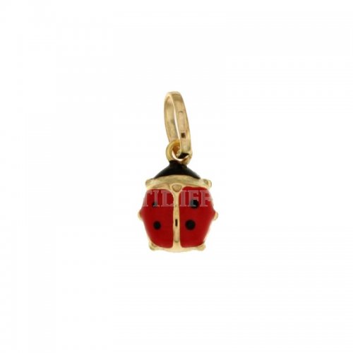 Ladybug pendant yellow gold 803321715391