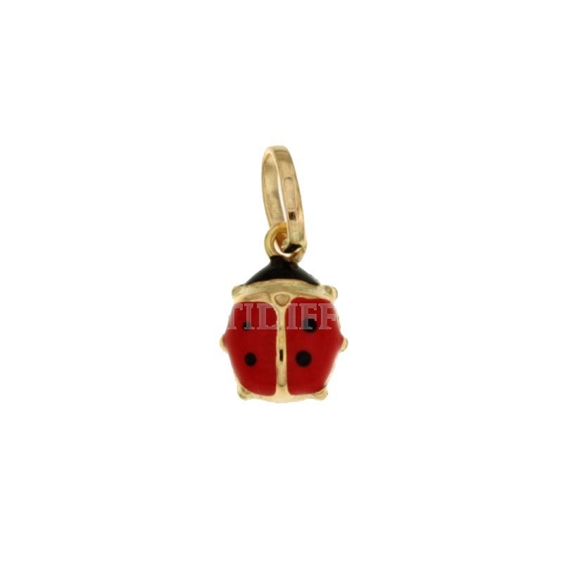Ladybug pendant yellow gold 803321715391