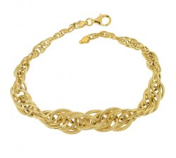Yellow gold women's bracelet 803321705661