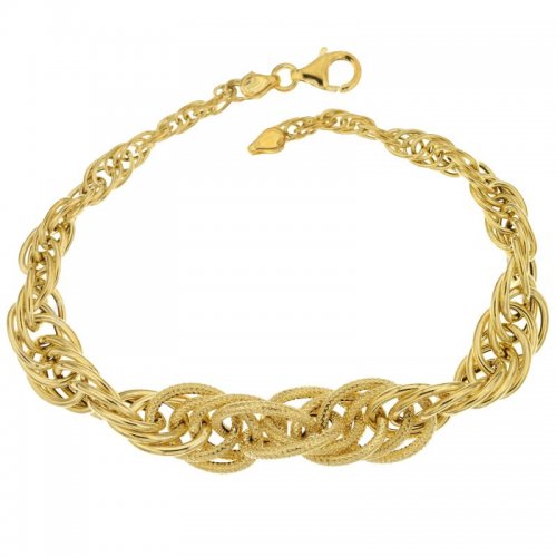 Yellow gold women's bracelet 803321705661