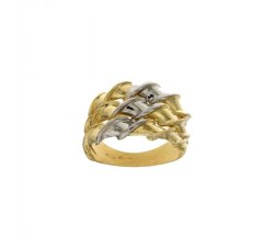 Yellow White Gold Woman Ring 803321714437