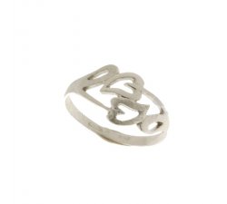 Women's Hearts Ring White Gold 803321714259
