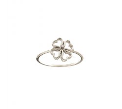 Four Leaf Clover Woman Ring White Gold 803321734422