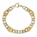 Women's Bracelet Yellow and White Gold 803321733699