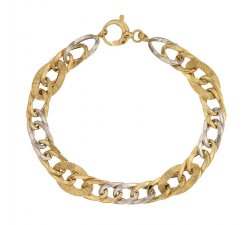 Damenarmband Gelb- und Weißgold 803321733699