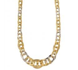 Yellow White Gold Woman Necklace 803321733666