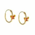 Little butterfly earrings in Yellow Gold 803321716802