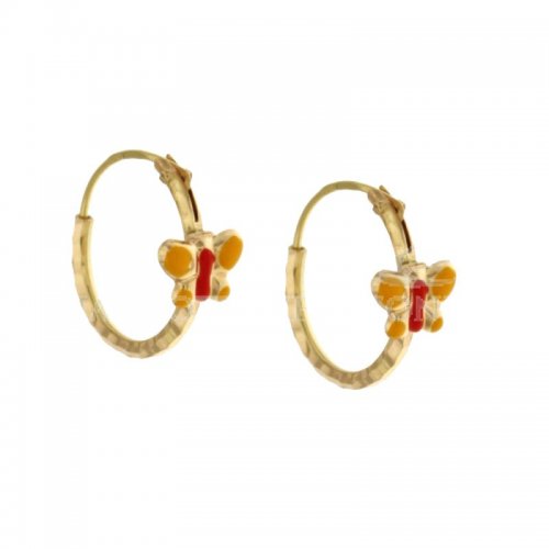 Little butterfly earrings in Yellow Gold 803321716802