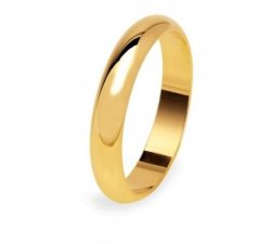 UNOAERRE Wedding Ring 5 grams Yellow Gold Classic Wide Band