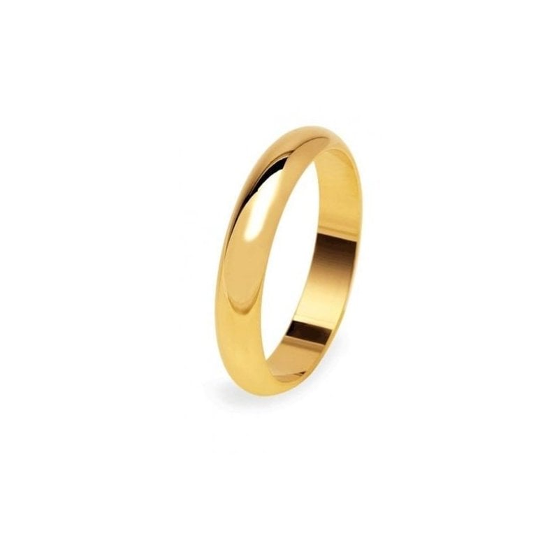 UNOAERRE Wedding Ring 5 grams Yellow Gold Classic Wide Band