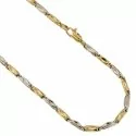 Yellow and White Gold Men's Necklace 803321717879