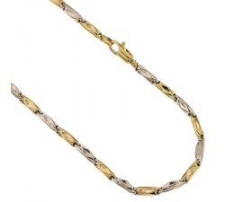 Collana Uomo in Oro Giallo e Bianco 803321717879