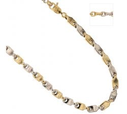 Herren-Halskette aus Gelb- und Weißgold 803321717944