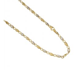 Yellow and White Gold Men's Necklace 803321718280