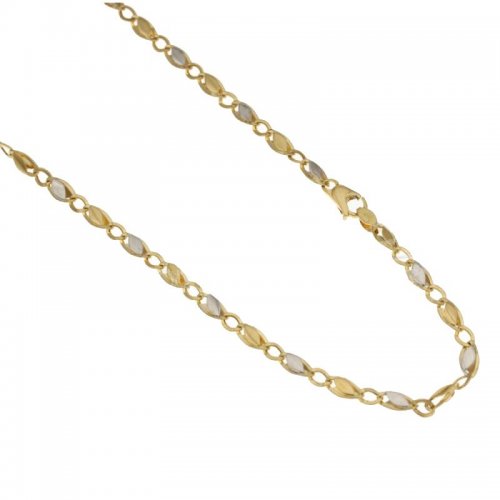 Yellow and White Gold Men's Necklace 803321718280