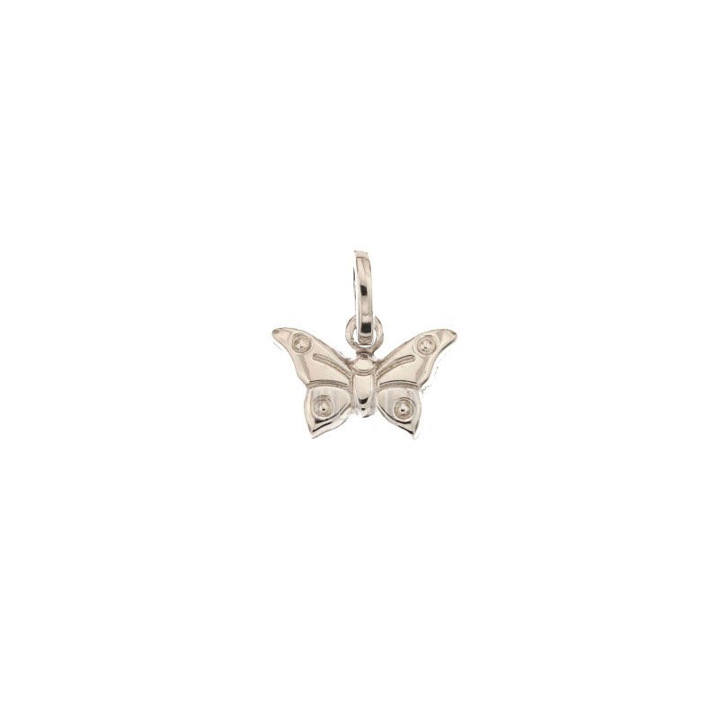 White gold butterfly pendant 803321734954
