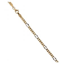 Bracciale Uomo in Oro Giallo e Bianco 803321713386