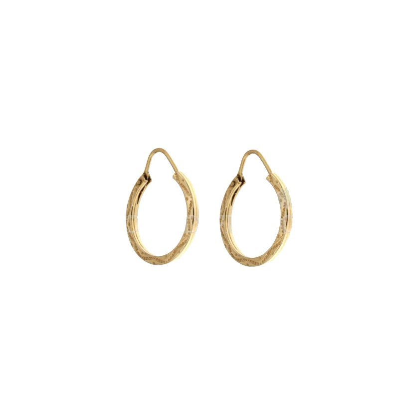 Gelbe Creolen für Damen 803321702831