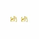 Woman Earrings with Musical Notes Yellow Gold 803321732651
