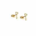 Women's earrings with keys Yellow gold 803321728726