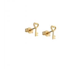 Women's earrings with keys Yellow gold 803321728726