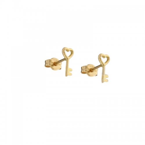 Women's earrings with keys Yellow gold 803321728726