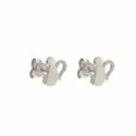 Woman earrings with angels White gold 803321730107