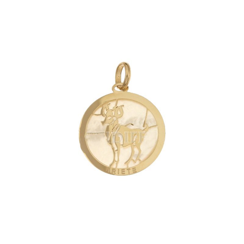 Anhänger Sternzeichen Widder aus Gelbgold 803321733001