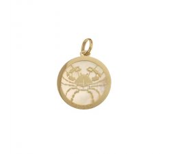Sternzeichen Krebs Anhänger aus Gelbgold 803321733005