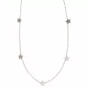 Woman Necklace with Stars in White Gold 803321737237