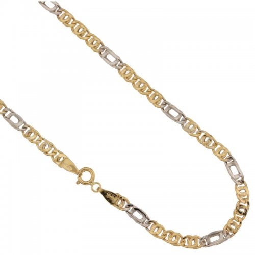 Herren-Halskette aus Gelb- und Weißgold 803321700284