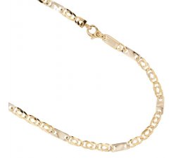 Yellow and White Gold Men's Necklace 803321735532