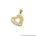 Yellow Gold Heart Pendant Customizable Name 803321732821