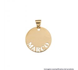 Ciondolo Oro Giallo Nome Personalizzabile 803321732817